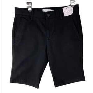 NWT Black Flat Front Men’s Topshop “Stretch Skinny” Shorts Size 30
